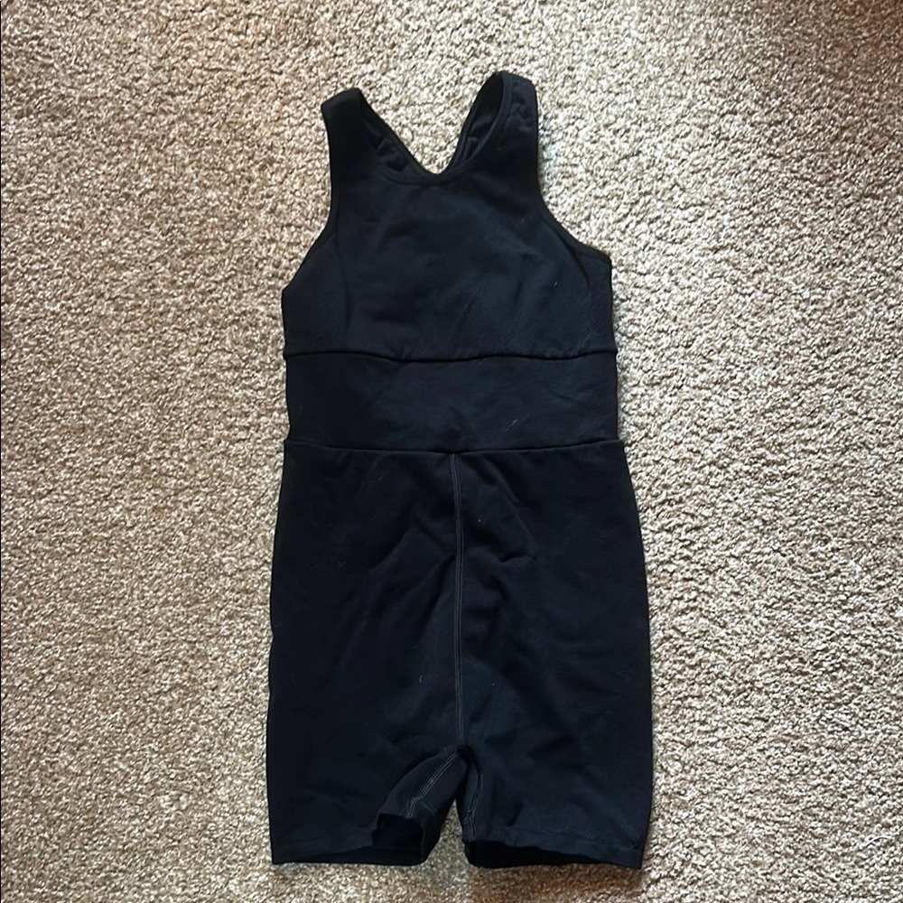 Black Sleeveless Romper